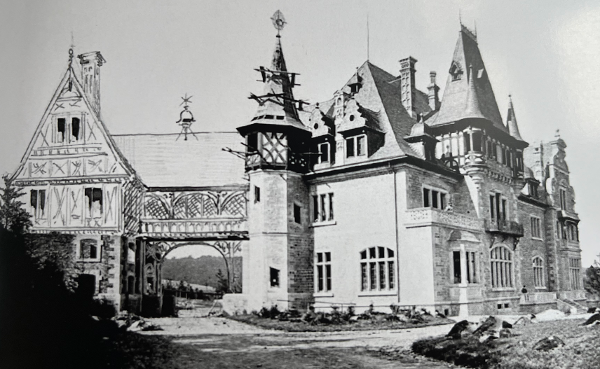 Ansicht vom Schloss 1877