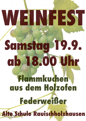 Weinfest 2015 in der Alten Schule Rauischholzhausen