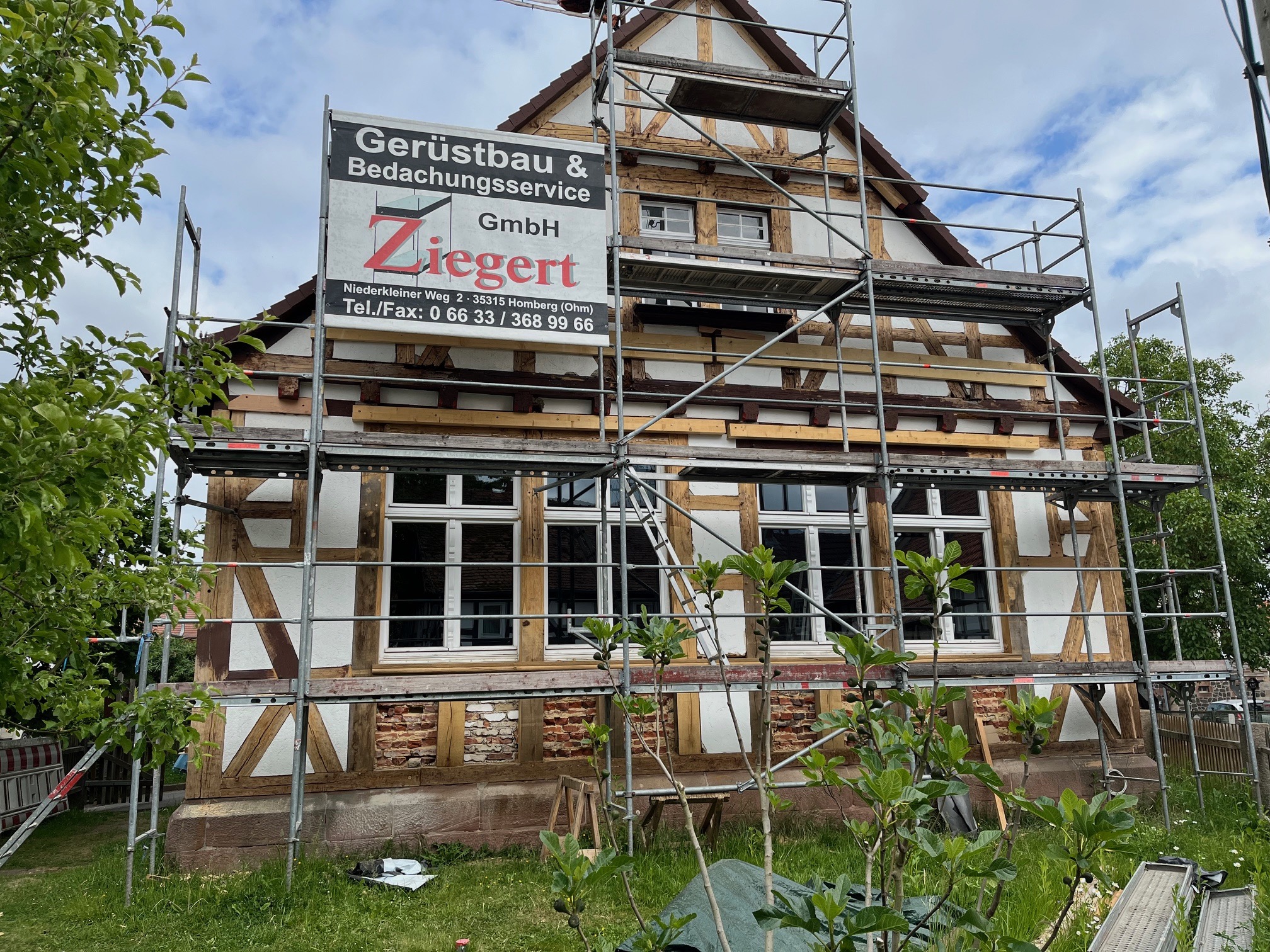 Südfassade Renovierung Zwischenstand MAI 2025